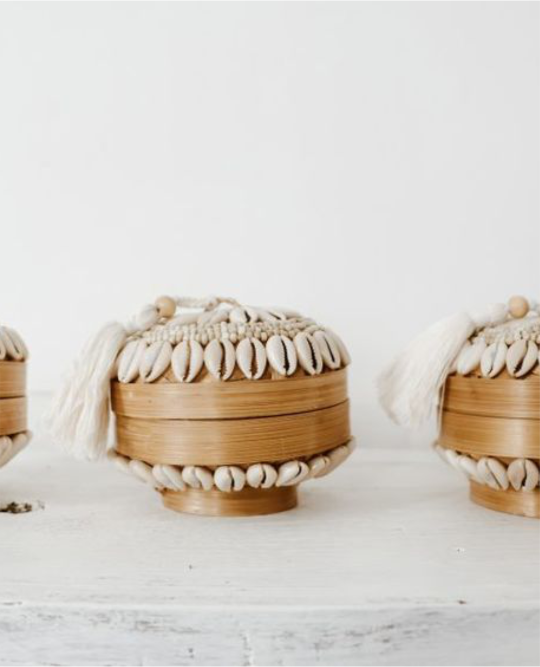 SHELL BEADS BOX