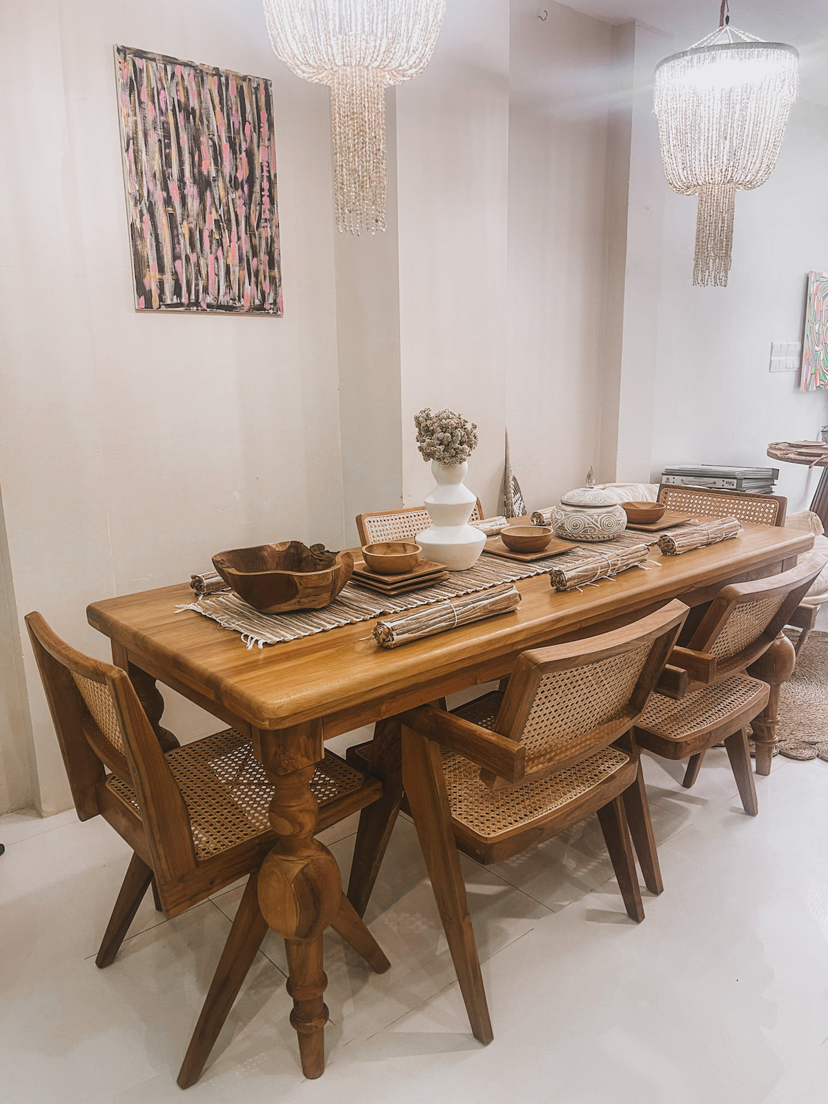 Vintage teak dining table